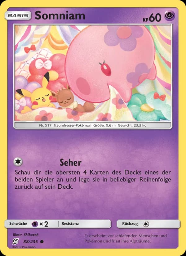 Somniam card in German