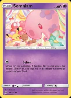 Somniam card in German
