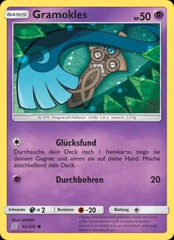 Gramokles card in German