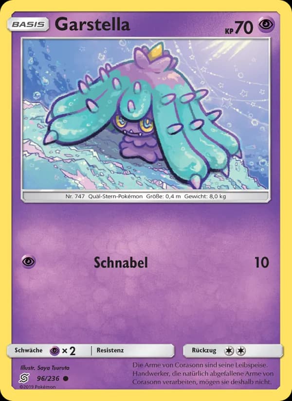 Garstella card in German