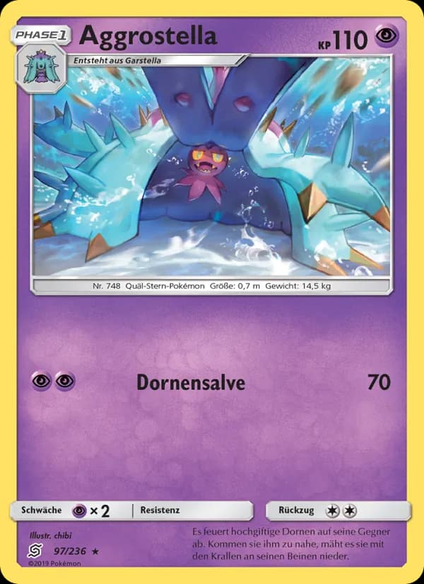 Aggrostella card in German