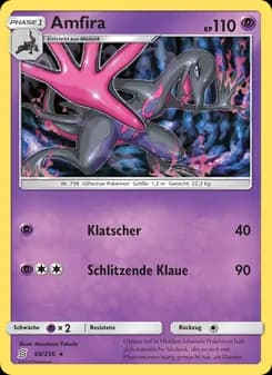 Amfira card in German
