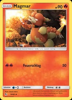 Magmar card in German