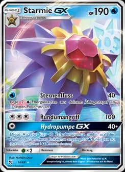 Starmie-GX card in German