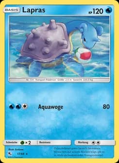 Lapras card in German