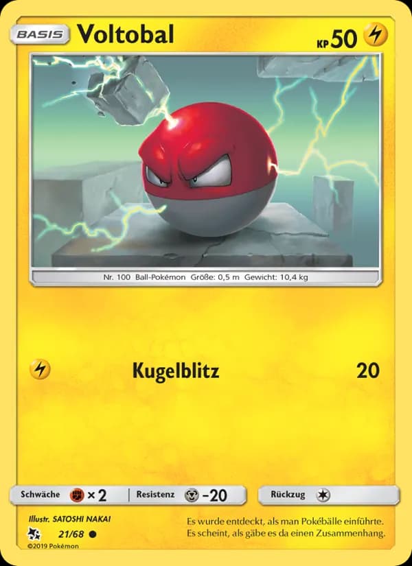 Voltobal card in German