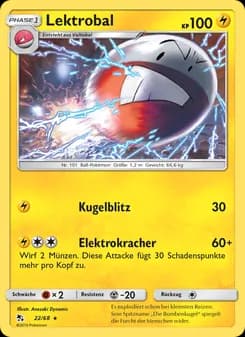 Lektrobal card in German