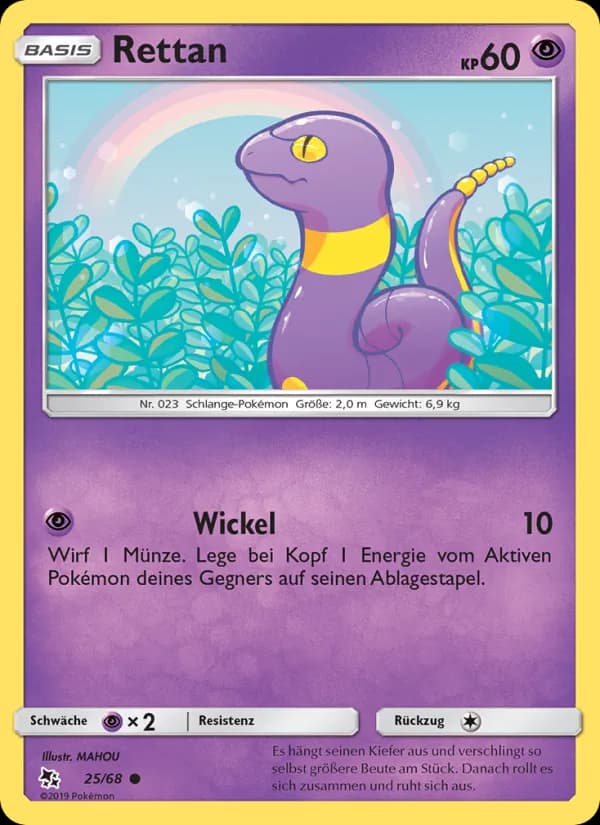 Rettan card in German