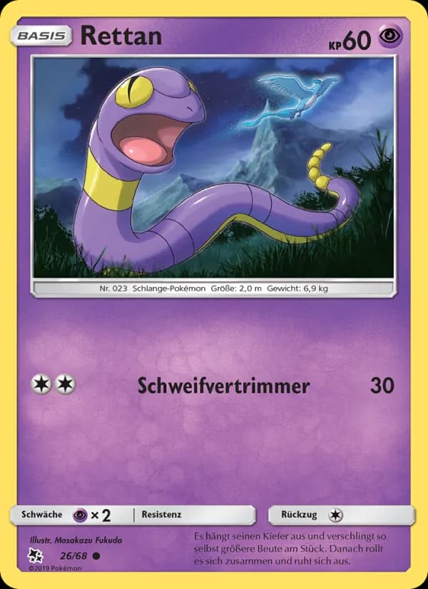 Rettan card in German