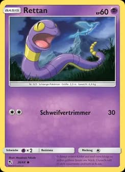 Rettan card in German