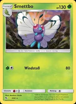 Smettbo card in German
