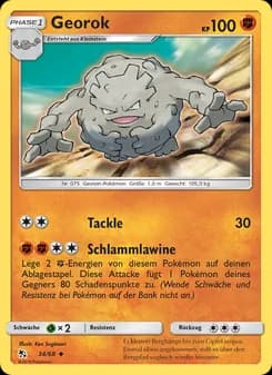 Georok card in German