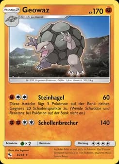 Geowaz card in German