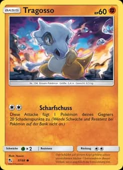 Tragosso card in German