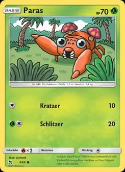 Paras card in German