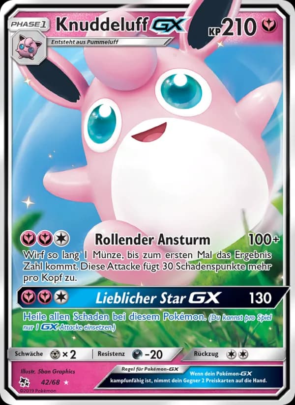Knuddeluff-GX card in German