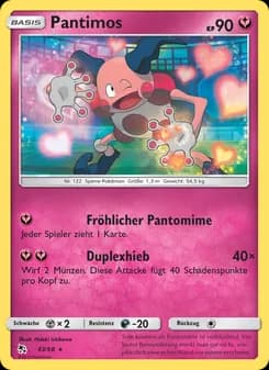 Pantimos card in German
