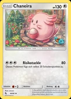 Chaneira card in German