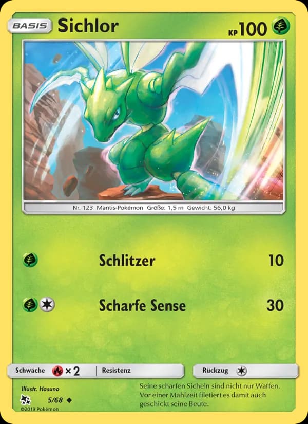 Sichlor card in German