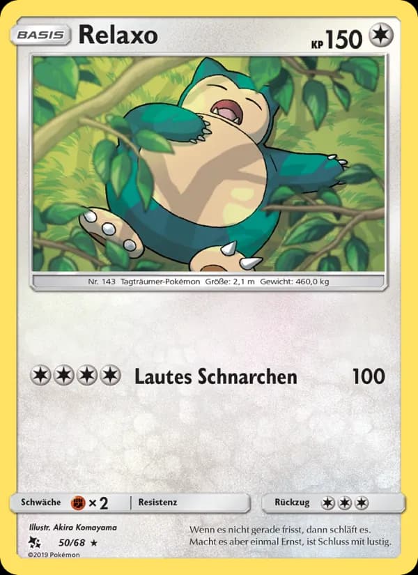 Relaxo card in German