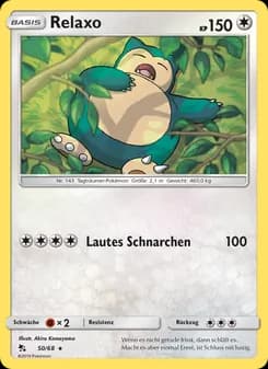 Relaxo card in German