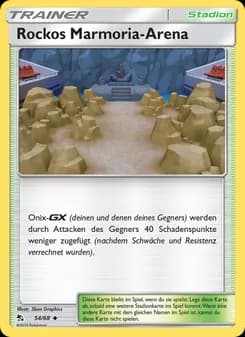 Rockos Marmoria-Arena card in German