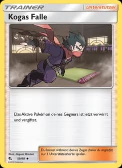 Kogas Falle card in German