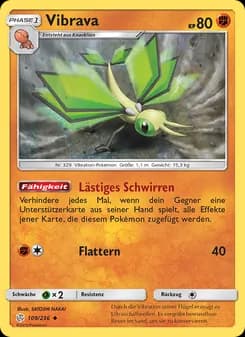 Vibrava card in German