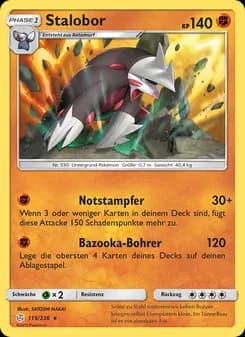 Stalobor card in German