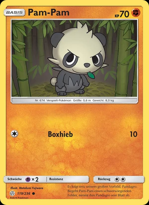 Pam-Pam card in German