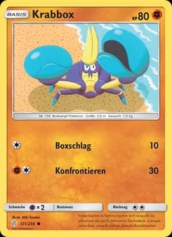 Krabbox card in German