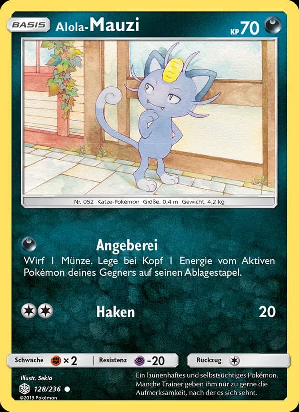 Alola-Mauzi card in German