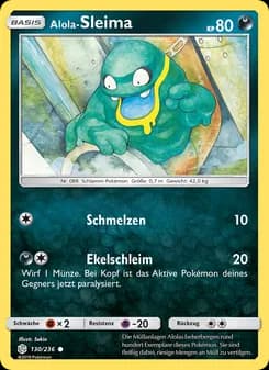 Alola-Sleima card in German