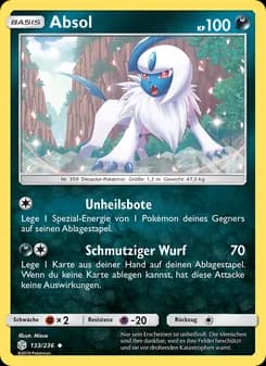 Absol card in German