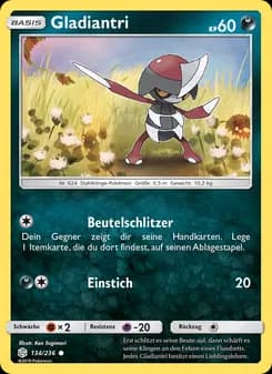 Gladiantri card in German