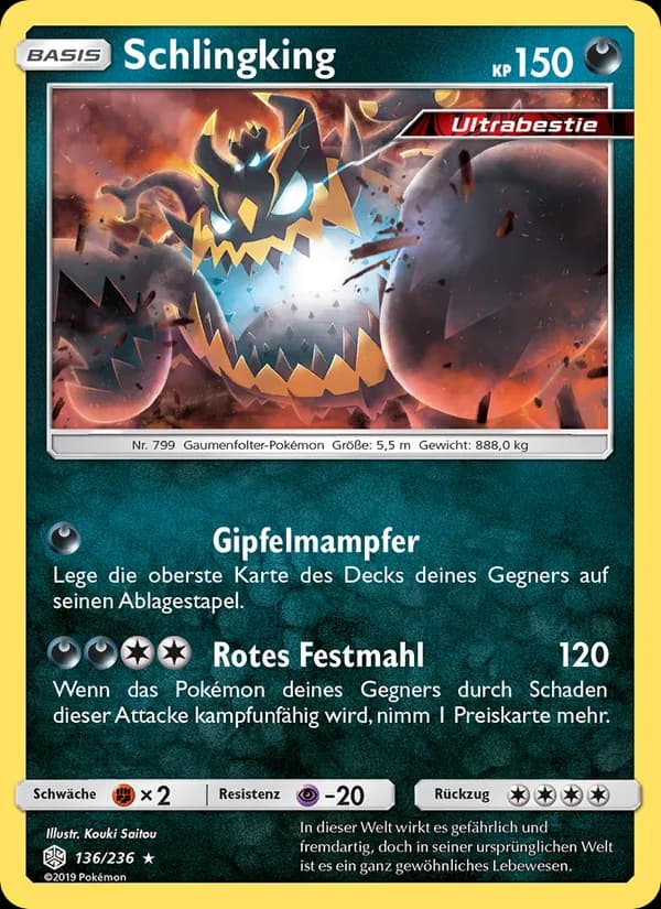 Schlingking card in German