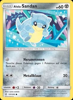 Alola-Sandan card in German