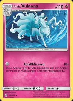 Alola Vulnona card in German