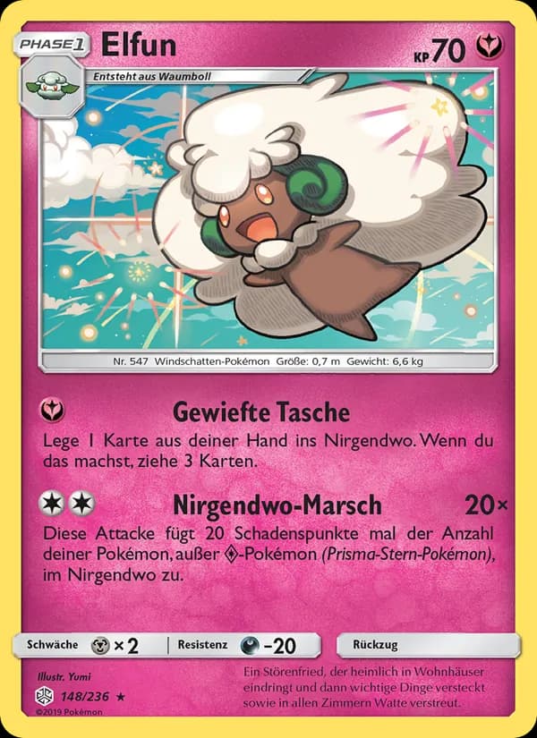Elfun card in German