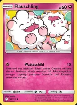 Flauschling card in German