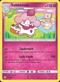 Sabbaione card in German