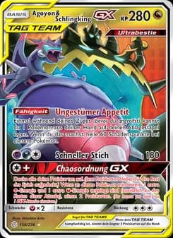 Agoyon & Schlingking GX card in German