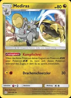 Mediras card in German