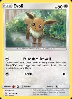 Evoli card in German