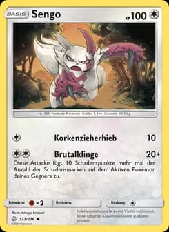 Sengo card in German