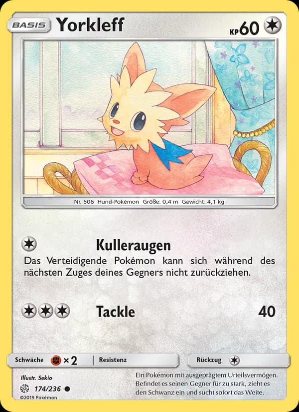Yorkleff card in German