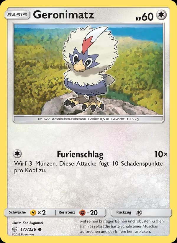 Geronimatz card in German