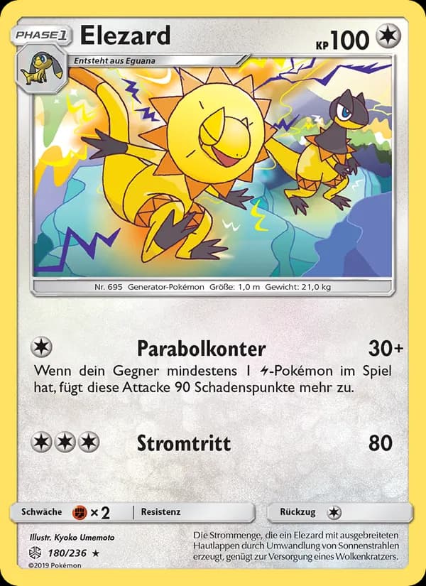 Elezard card in German