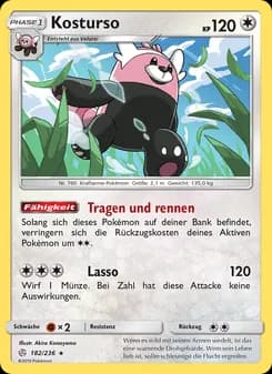 Kosturso card in German