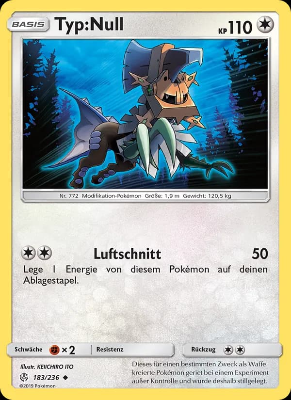 Typ:Null card in German